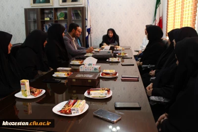 مراسم تکریم معاونت آموزشی، پژوهشی و فرهنگی پردیس حضرت فاطمه الزهرا(س) اهواز