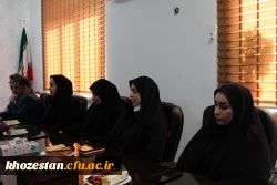 مراسم تکریم معاونت آموزشی، پژوهشی و فرهنگی پردیس حضرت فاطمه الزهرا(س) اهواز