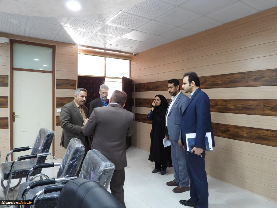 بازدید هیات نظارت، ارزیابی و تضمین کیفیت آموزش عالی استان خوزستان از دانشگاه فرهنگیان پردیس حضرت رسول اکرم ص برادران خوزستان 3