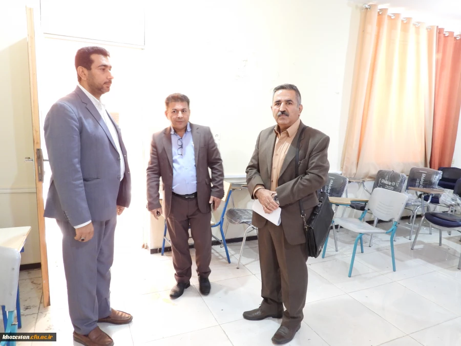 بازدید هیات نظارت، ارزیابی و تضمین کیفیت آموزش عالی استان خوزستان از دانشگاه فرهنگیان پردیس حضرت رسول اکرم ص برادران خوزستان 4
