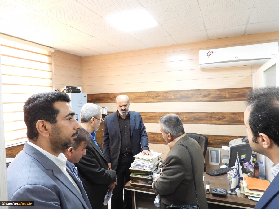 بازدید هیات نظارت، ارزیابی و تضمین کیفیت آموزش عالی استان خوزستان از دانشگاه فرهنگیان پردیس حضرت رسول اکرم ص برادران خوزستان 5