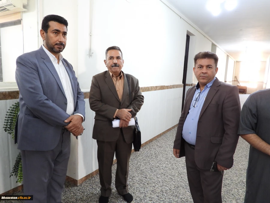 بازدید هیات نظارت، ارزیابی و تضمین کیفیت آموزش عالی استان خوزستان از دانشگاه فرهنگیان پردیس حضرت رسول اکرم ص برادران خوزستان 10