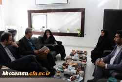 بازدید کارگروه هیأت نظارت، ارزیابی و تضمین کیفیت آموزش عالی از پردیس حضرت فاطمه الزهرا(س) اهواز