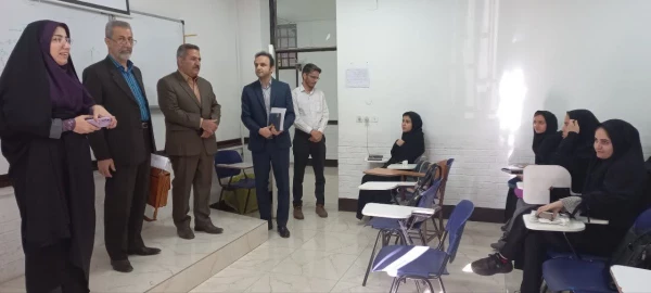 بازدید کارگروه هیأت نظارت، ارزیابی و تضمین کیفیت آموزش عالی از پردیس حضرت فاطمه الزهرا(س) اهواز