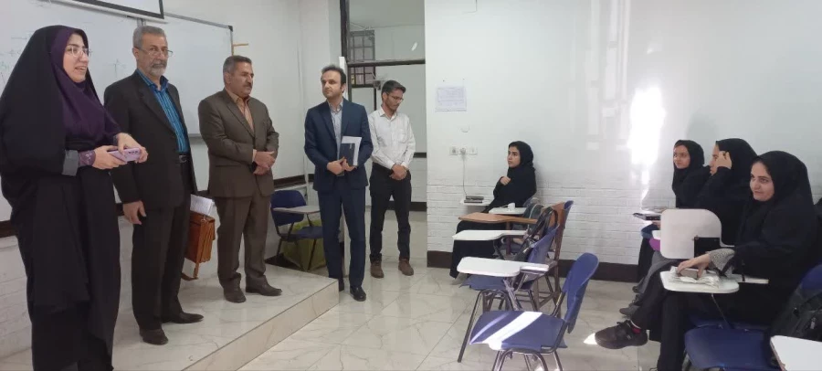 بازدید کارگروه هیأت نظارت، ارزیابی و تضمین کیفیت آموزش عالی از پردیس حضرت فاطمه الزهرا(س) اهواز