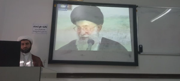 برگزاری مراسم به مناسبت نهم دی روز بصیرت و میثاق امت با ولایت در پردیس حضرت فاطمه الزهرا(س) اهواز