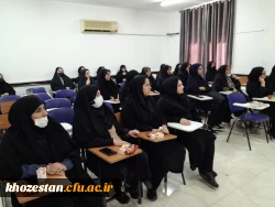 برگزاری مراسم به مناسبت نهم دی روز بصیرت و میثاق امت با ولایت در پردیس حضرت فاطمه الزهرا(س) اهواز