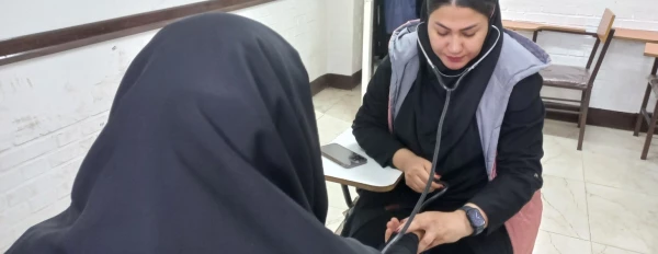 طرح پویش ملی سلامت  در پردیس حضرت فاطمه الزهرا(س) اهواز