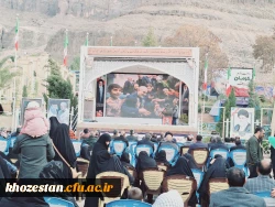 حضور دانشجو معلمان پردیس حضرت فاطمه الزهرا(س) در سومین راهیان نور مقاومت