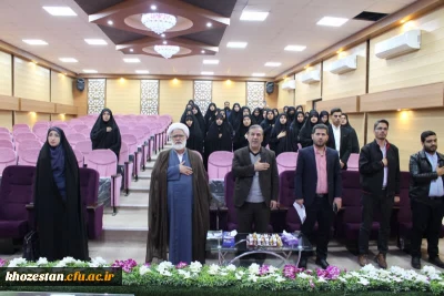 مراسم گرامیداشت شهیده فائزه رحیمی در دانشگاه فرهنگیان خوزستان