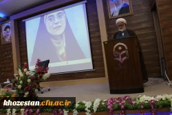 مراسم گرامیداشت شهیده فائزه رحیمی در دانشگاه فرهنگیان خوزستان