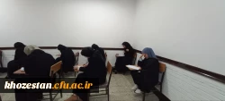 برگزاری امتحانات پایان ترم نیمسال اول 1402 در پردیس حضرت فاطمه الزهرا(ُس) اهواز