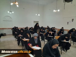 بازدید سرپرست پردیس حضرت فاطمه الزهرا(س) اهواز از امتحانات پایان ترم نیمسال اول تحصیلی 1402