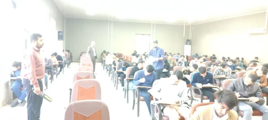 برگزاری امتحانات پایانی  نیمسال اول 1402 پردیس حضرت رسول اکرم (ص) اهواز 2