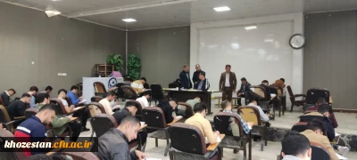 بازدید دکتر صالحی رئیس دانشگاه فرهنگیان خوزستان از روند برگزاری امتحانات پایان نیمسال اول پردیس حضرت رسول اکرم (ص)