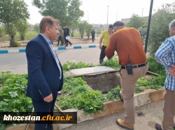 عملیات لایروبی فاضلاب ها و جدول کشی بلوارهای داخلی پردیس 2