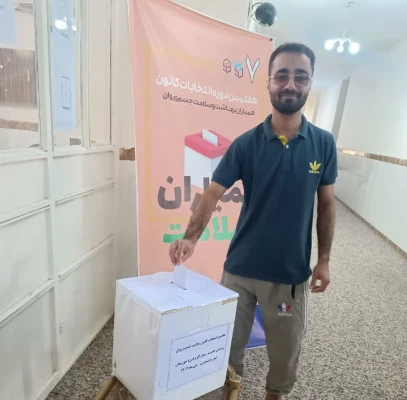 انتخابات همیاران سلامت جسم و روان در پردیس حضرت رسول اکرم و مرکز دکتر حسابی 3