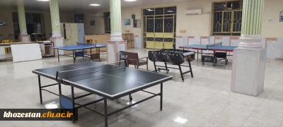 راه اندازی سالن ورزشی چندمنظوره در رشته های ورزشی دارت،تنیس روی میز،شطرنج،فوتبال دستی و طناب زنی