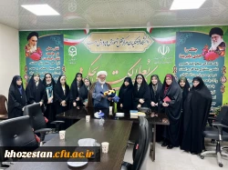 دیدار صمیمانه با مسئول دفتر نهاد نمایندگی مقام معظم رهبری در دانشگاه فرهنگیان خوزستان