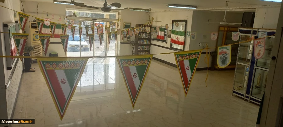 فضا سازی پردیس حضرت فاطمه الزهرا(س) به مناسبت دهه فجر انقلاب اسلامی ایران