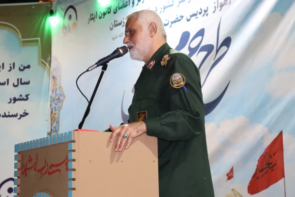 افتتاحیه اردوی بصیرتی دانشجو معلمان شاهد و ایثارگر سراسر کشور همزمان با بزرگداشت چهلمین روز شهادت دانشجو معلم فائزه رحیمی در پردیس حضرت فاطمه الزهرا(س) اهواز