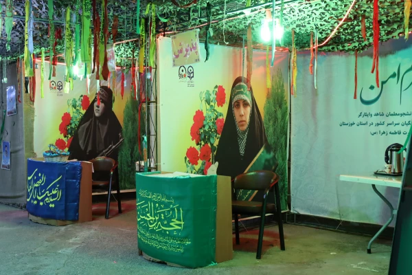 افتتاحیه اردوی بصیرتی دانشجو معلمان شاهد و ایثارگر سراسر کشور همزمان با بزرگداشت چهلمین روز شهادت دانشجو معلم فائزه رحیمی در پردیس حضرت فاطمه الزهرا(س) اهواز