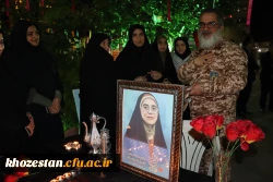 افتتاحیه اردوی بصیرتی دانشجو معلمان شاهد و ایثارگر سراسر کشور همزمان با بزرگداشت چهلمین روز شهادت دانشجو معلم فائزه رحیمی در پردیس حضرت فاطمه الزهرا(س) اهواز