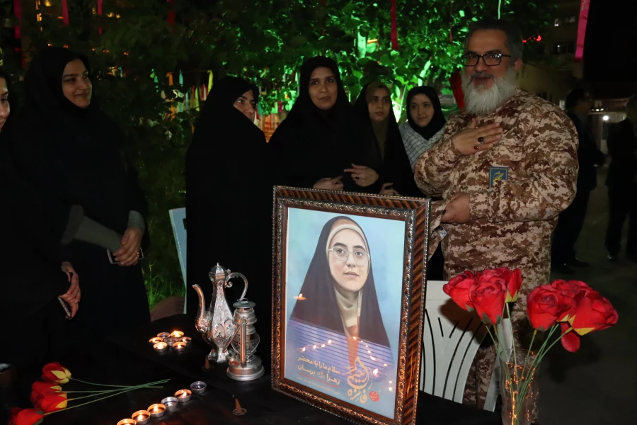 افتتاحیه اردوی بصیرتی دانشجو معلمان شاهد و ایثارگر سراسر کشور همزمان با بزرگداشت چهلمین روز شهادت دانشجو معلم فائزه رحیمی در پردیس حضرت فاطمه الزهرا(س) اهواز