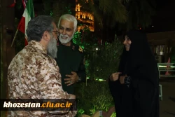 افتتاحیه اردوی بصیرتی دانشجو معلمان شاهد و ایثارگر سراسر کشور همزمان با بزرگداشت چهلمین روز شهادت دانشجو معلم فائزه رحیمی در پردیس حضرت فاطمه الزهرا(س) اهواز