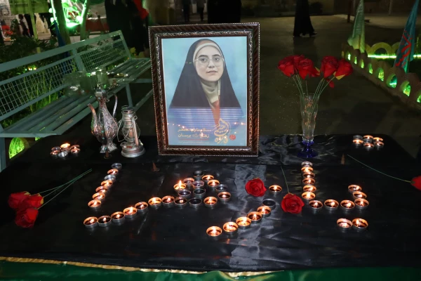 افتتاحیه اردوی بصیرتی دانشجو معلمان شاهد و ایثارگر سراسر کشور همزمان با بزرگداشت چهلمین روز شهادت دانشجو معلم فائزه رحیمی در پردیس حضرت فاطمه الزهرا(س) اهواز