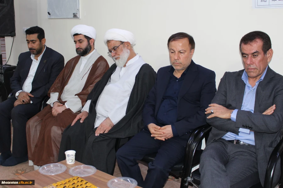 برگزاری مراسم ترحیم و گرامیداشت دانشجو معلم پردیس حضرت فاطمه الزهرا(س) اهواز