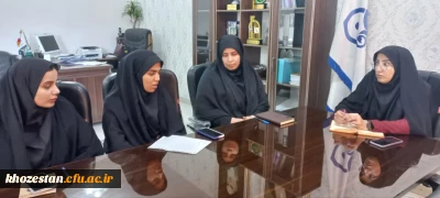 چهارمین جلسه شورای صنفی دانشجویی پردیس حضرت فاطمه الزهرا(س) اهواز