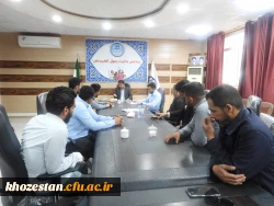 جلسه توجیهی معاونت پشتیبانی وامور دانشجویی و مسئول حراست با نگهبانان پردیس حضرت رسول اکرم و مرکز دکتر حسابی 3