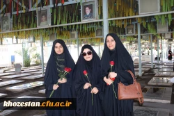 مراسم غبارروبی و عطرافشانی مزار شهدا 