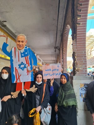 حضور اساتید، کارکنان و دانشجو معلمان پردیس حضرت فاطمه الزهرا(س) اهواز