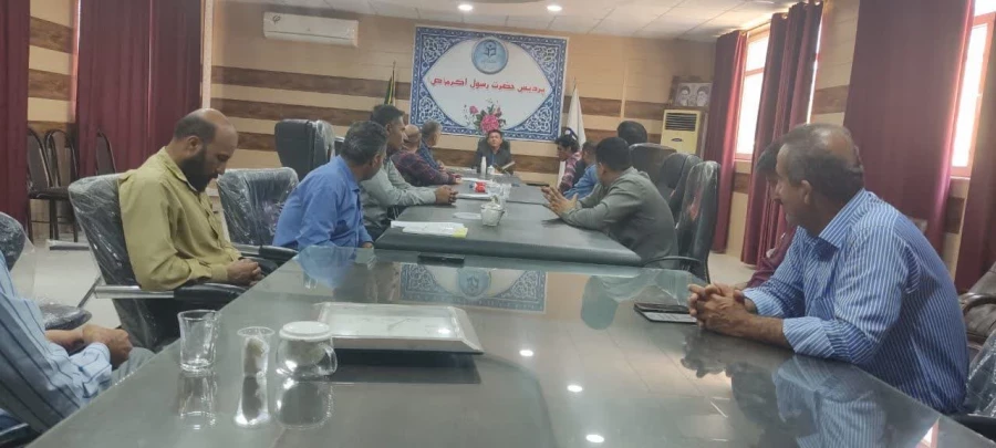 جلسه معاونت پشتیبانی و امور دانشجویی با کارکنان خدماتی 3