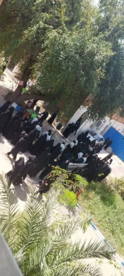 حضور پرشور دانشجو معلمان ، اساتید و کارکنان پردیس فاطمه الزهرا (س) مرکز حجاب اهواز به مناسبت انتقام جمهوری اسلامی ایران