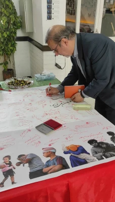 ایستگاه دلنوشته در حمایت ازحمله مقتدرانه سربازان انقلاب اسلامی به رژیم غاصب در پردیس حضرت فاطمه الزهرا(س) اهواز