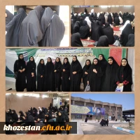 حضور دانشجومعلمان پردیس فاطمه الزهرا(س) اهواز در نماز سیاسی_عبادی جمعه