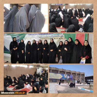 گزارش تصویری

حضور دانشجومعلمان پردیس فاطمه الزهرا(س) اهواز در نماز سیاسی_عبادی جمعه