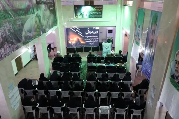 برگزاری مراسم تبیین وعده صادق در پردیس حضرت فاطمه الزهرا(س) خوزستان