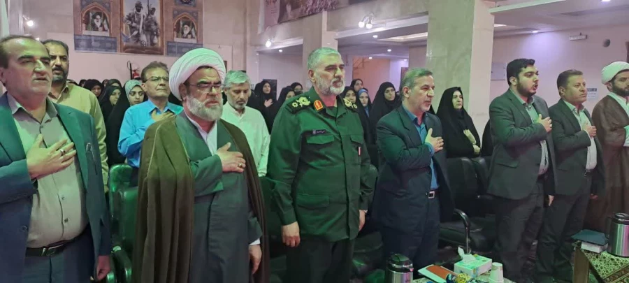 برگزاری مراسم تبیین وعده صادق در پردیس حضرت فاطمه الزهرا(س) خوزستان  2