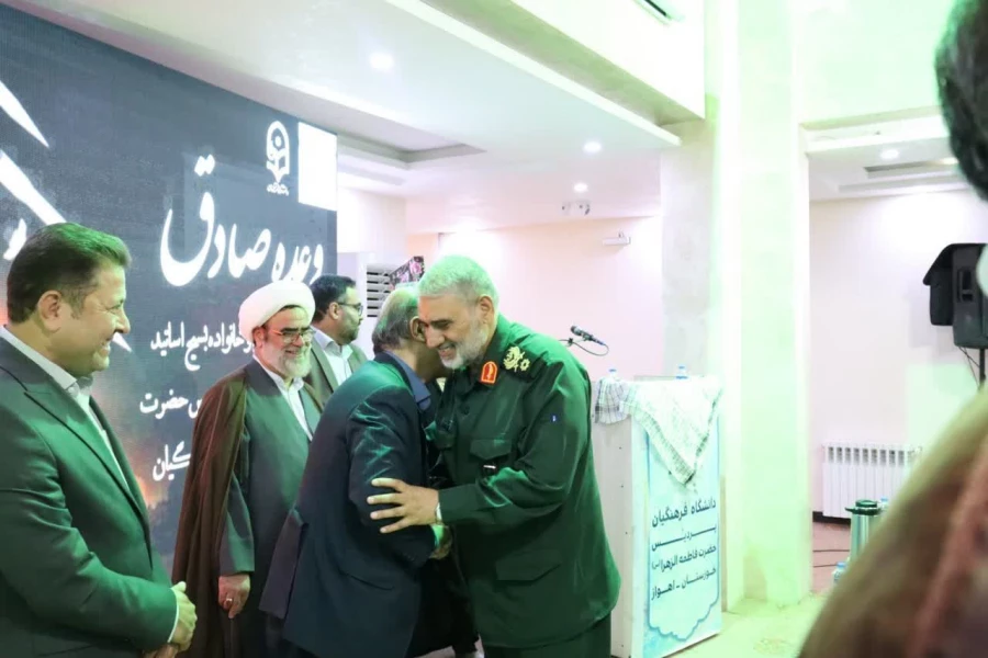 برگزاری مراسم تبیین وعده صادق در پردیس حضرت فاطمه الزهرا(س) خوزستان  2