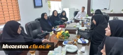 برگزاری جلسه شورای سرپرستان سراهای دانشجویی پردیس حضرت فاطمه الزهرا(س) اهواز