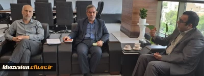 در راستای پیگیری مصوبات سفر ریاشت جمهوری انجام گرفت:

نشست رئیس دانشگاه فرهنگیان با رئیس سازمان مدیریت و برنامه ریزی استان خوزستان 