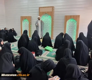 برگزاری نماز جماعت پردیس فاطمه الزهرا(س) _ساختمان شماره 2