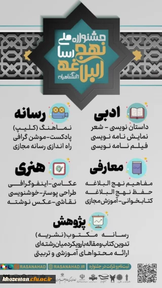 جشنواره ملی رسا 

جشنواره نهج البلاغه دانشگاهیان کشور