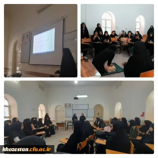 گزارش تصویری از برگزاری کارگاه آشنایی با هلال احمر و آموزش احیای قلبی ریوی در ساختمان شماره ۲ پردیس حضرت فاطمه الزهرا(س) 