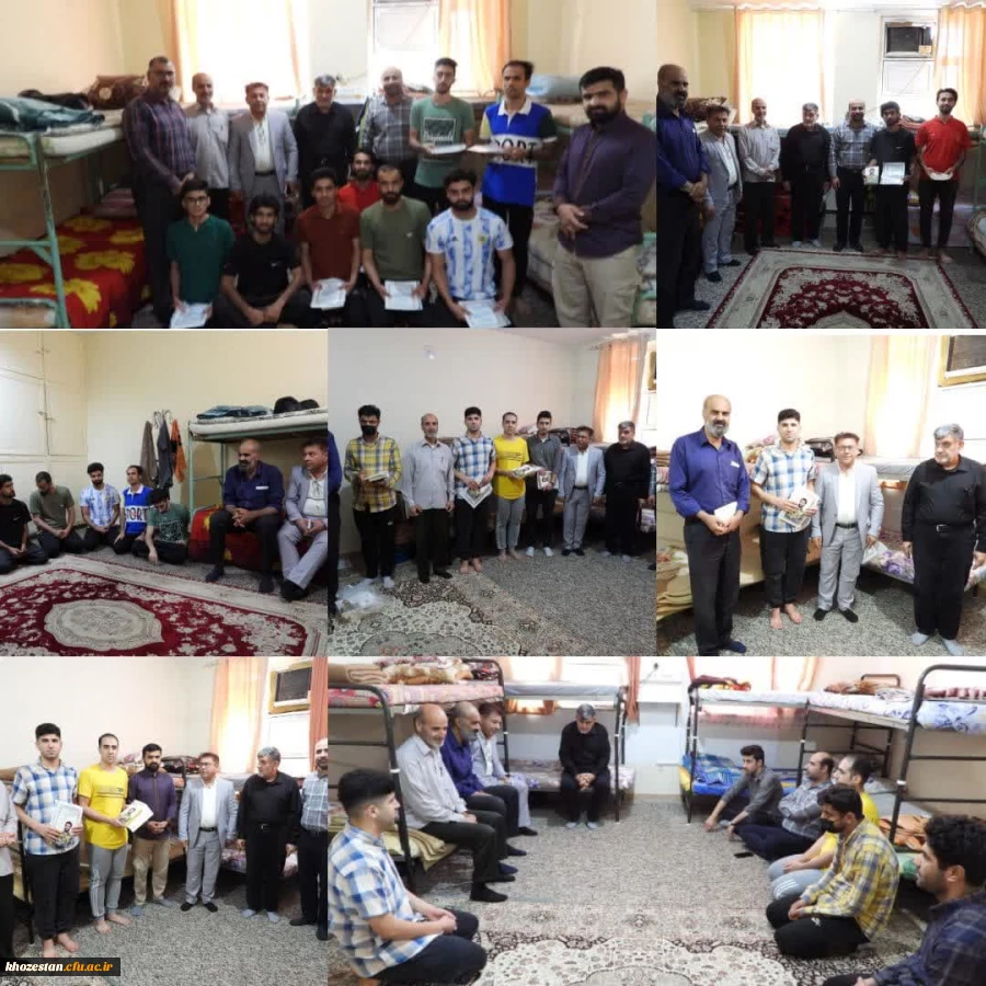 تعیین وتقدیر از ساکنین اتاق های نمونه بهداشتی سراهای دانشجویی 2