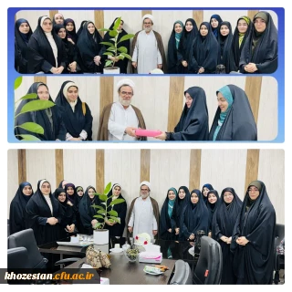 دیدار دانشجویان فعال فرهنگی با مسئول دفتر نهاد نمایندگی مقام معظم رهبری در دانشگاه فرهنگیان خوزستان